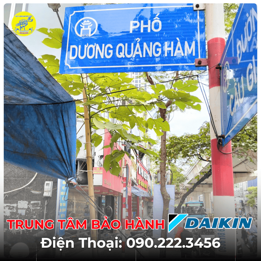 Trung Tâm Bảo Hành DAIKIN Tại Phố Dương Quảng Hàm