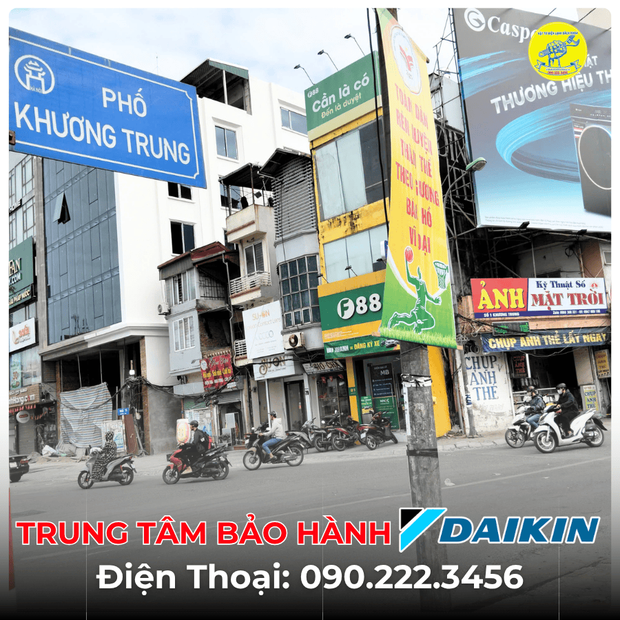 Trung Tâm Bảo Hành DAIKIN Tại Phố Khương Trung