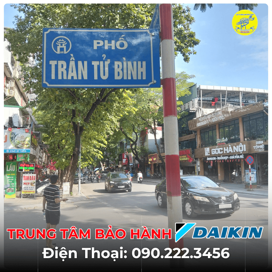 Trung Tâm Bảo Hành DAIKIN Tại Phố Trần Tử Bình