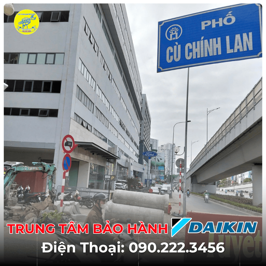 Trung Tâm Bảo Hành DAIKIN Tại Phố Cù Chính Lan