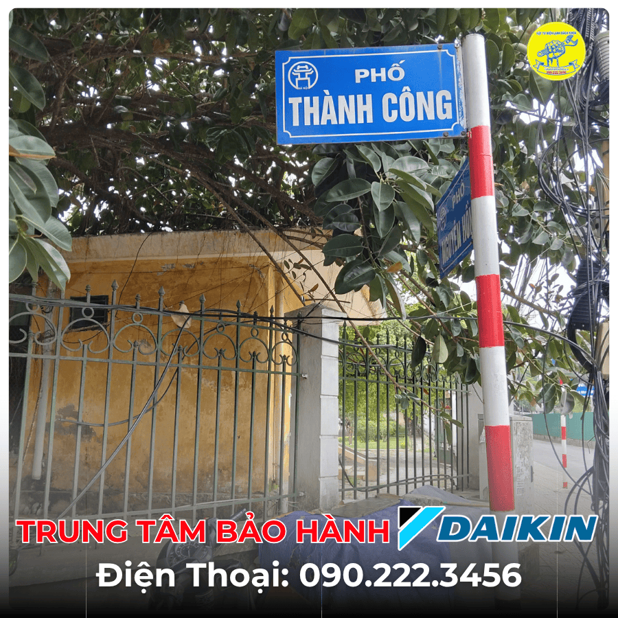 Trung Tâm Bảo Hành DAIKIN Tại Phố Thành Công
