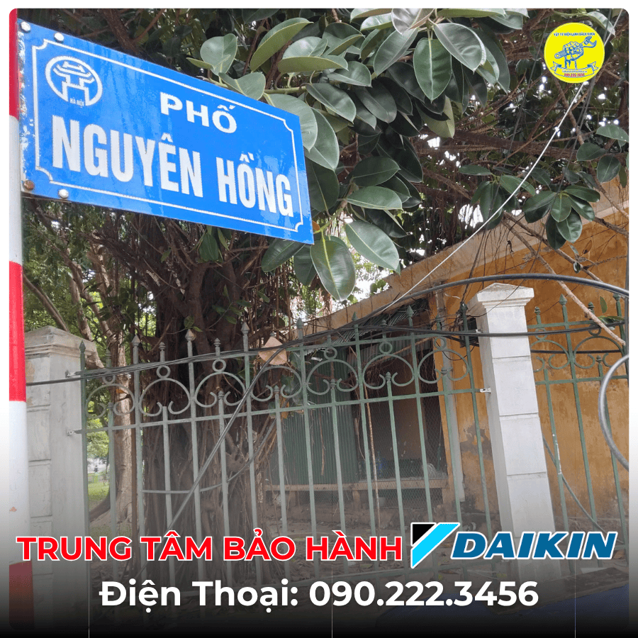 Trung Tâm Bảo Hành DAIKIN Tại Phố Nguyên Hồng