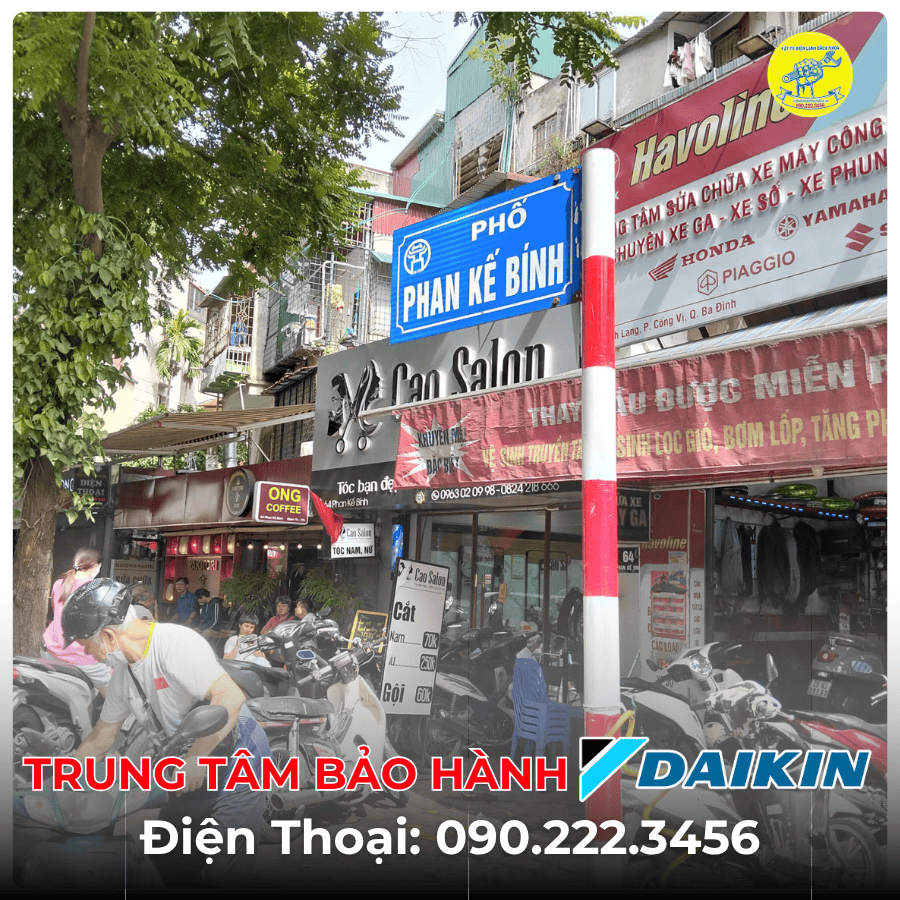Trung Tâm Bảo Hành DAIKIN Tại Phố Phan Kế Bính