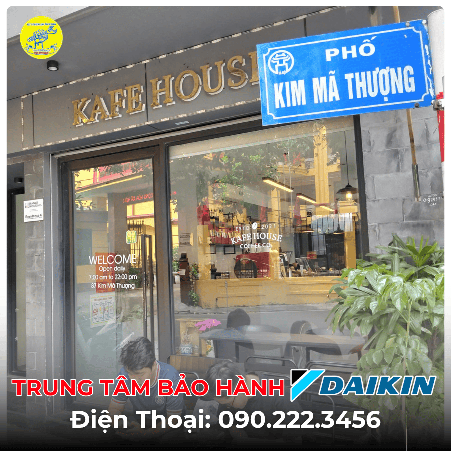 Trung Tâm Bảo Hành DAIKIN Tại Phố Kim Mã Thượng