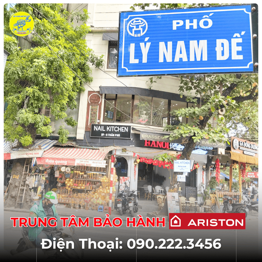 Trung Tâm Bảo Hành Ariston Tại Phố Lý Nam Đế
