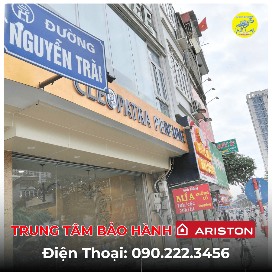 Trung Tâm Bảo Hành Ariston Tại Đường Nguyễn Trãi