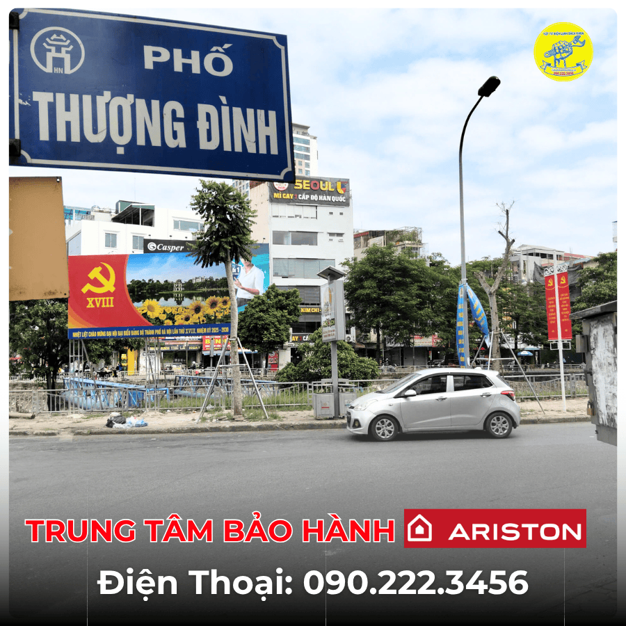 Trung Tâm Bảo Hành Ariston Tại Phố Thượng Đình