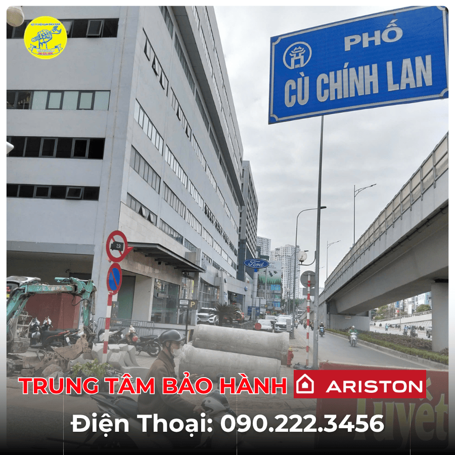 Trung Tâm Bảo Hành Ariston Tại Phố Cù Chính Lan