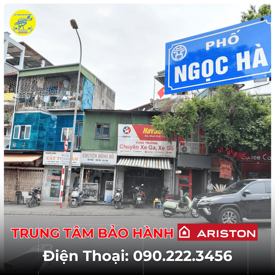 Trung Tâm Bảo Hành Ariston Tại Phố Ngọc Hà