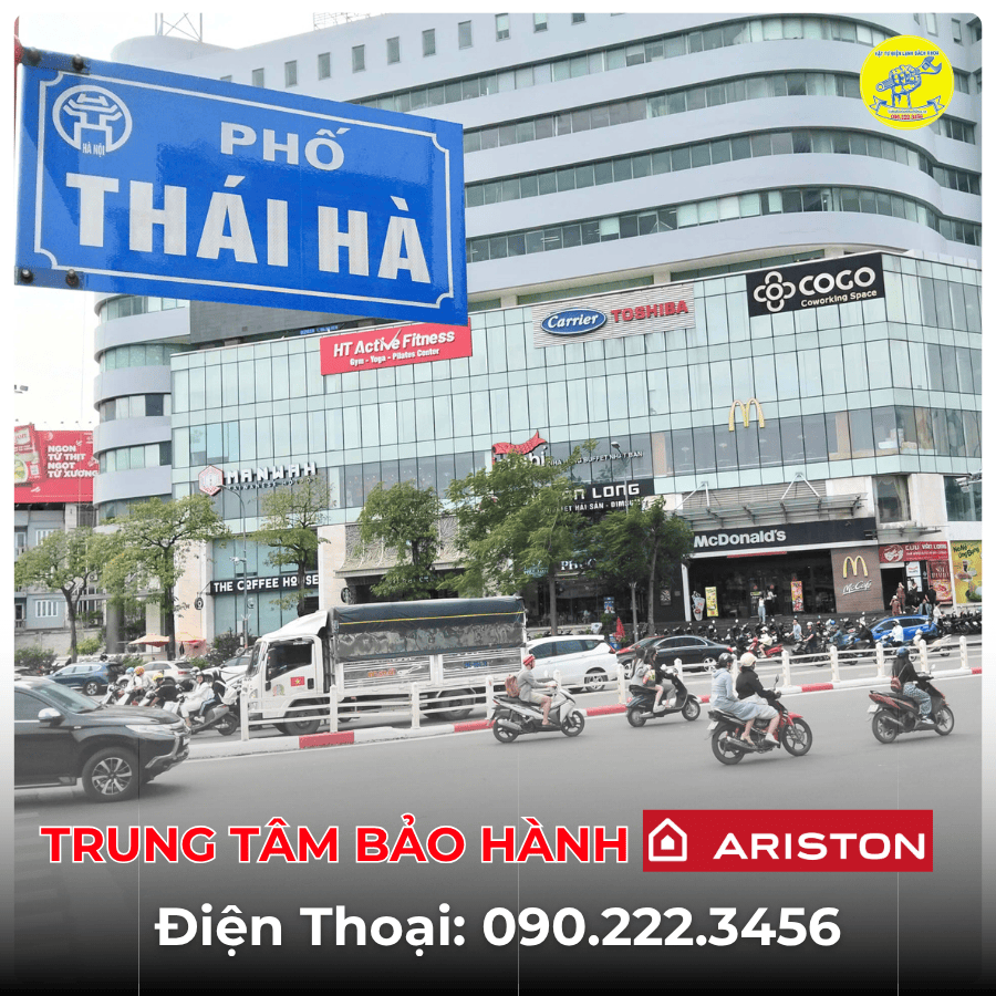 Trung Tâm Bảo Hành Ariston Tại Phố Thái Hà