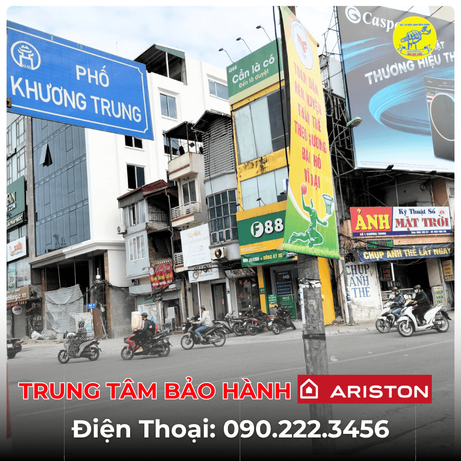 Trung Tâm Bảo Hành Ariston Tại Phố Khương Trung