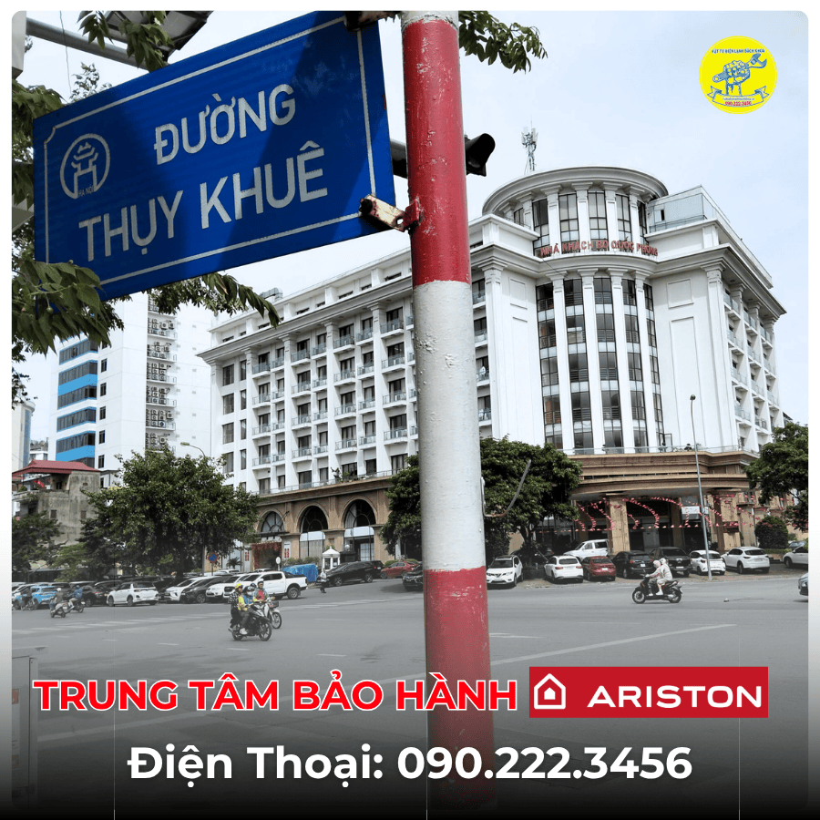 Trung Tâm Bảo Hành Ariston Tại Đường Thụy Khuê