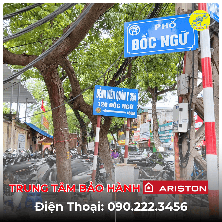 Trung Tâm Bảo Hành Ariston Tại Phố Đốc Ngữ
