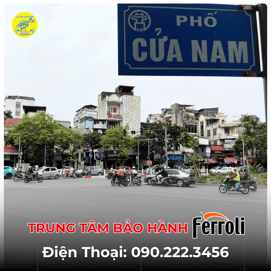 Trung Tâm Bảo Hành Ferroli tại phố Cửa Nam