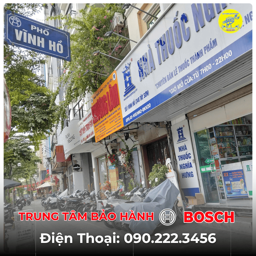 Trung Tâm Bảo Hành BOSCH Tại Phố Vĩnh Hồ