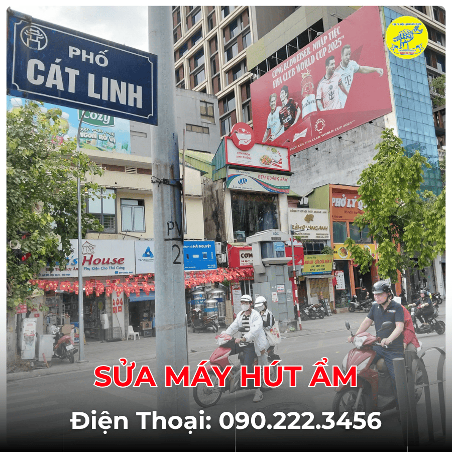 Sửa Máy Hút Ẩm Tại Phố Cát Linh