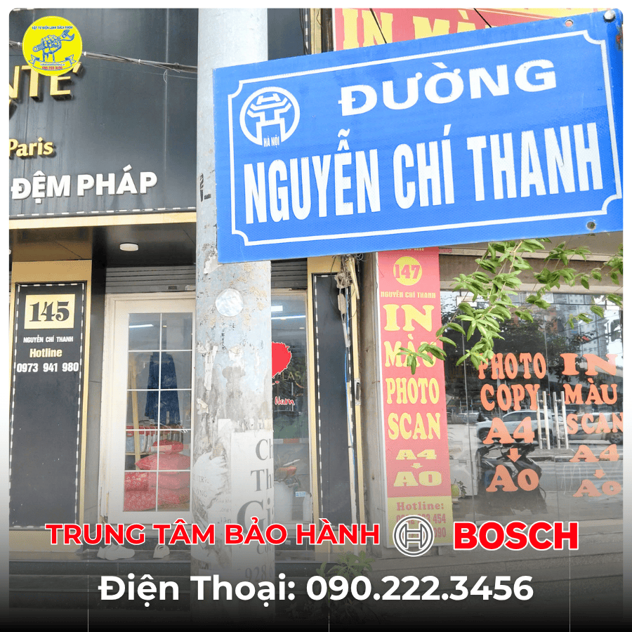 Trung Tâm Bảo Hành BOSCH Tại Đường Nguyễn Chí Thanh