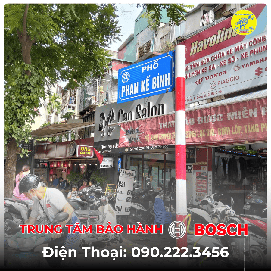 Trung Tâm Bảo Hành BOSCH Tại Phố Phan Kế Bính