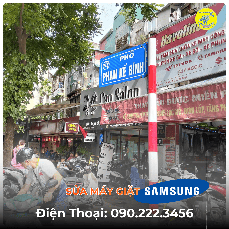 Sửa Máy Giặt SAMSUNG tại phố Phan Kế Bính
