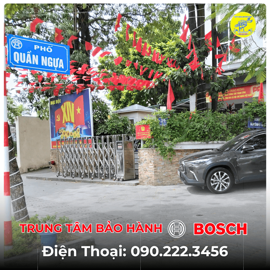 Trung Tâm Bảo Hành BOSCH Tại Phố Quần Ngựa