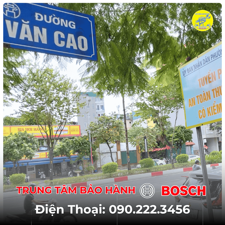 Trung Tâm Bảo Hành BOSCH Tại Đường Văn Cao