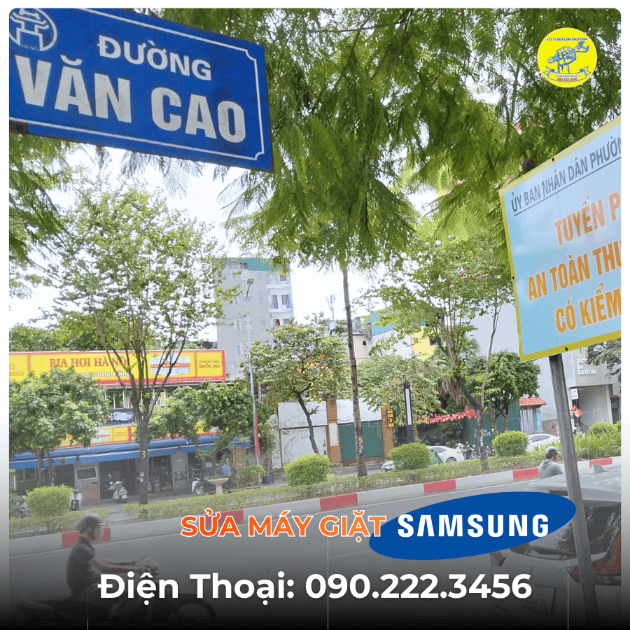 Sửa Máy Giặt SAMSUNG tại đường Văn Cao