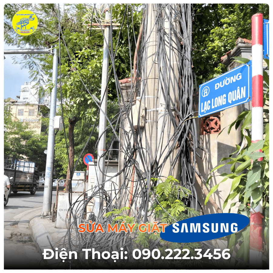 Sửa Máy Giặt SAMSUNG tại đường Lạc Long Quân
