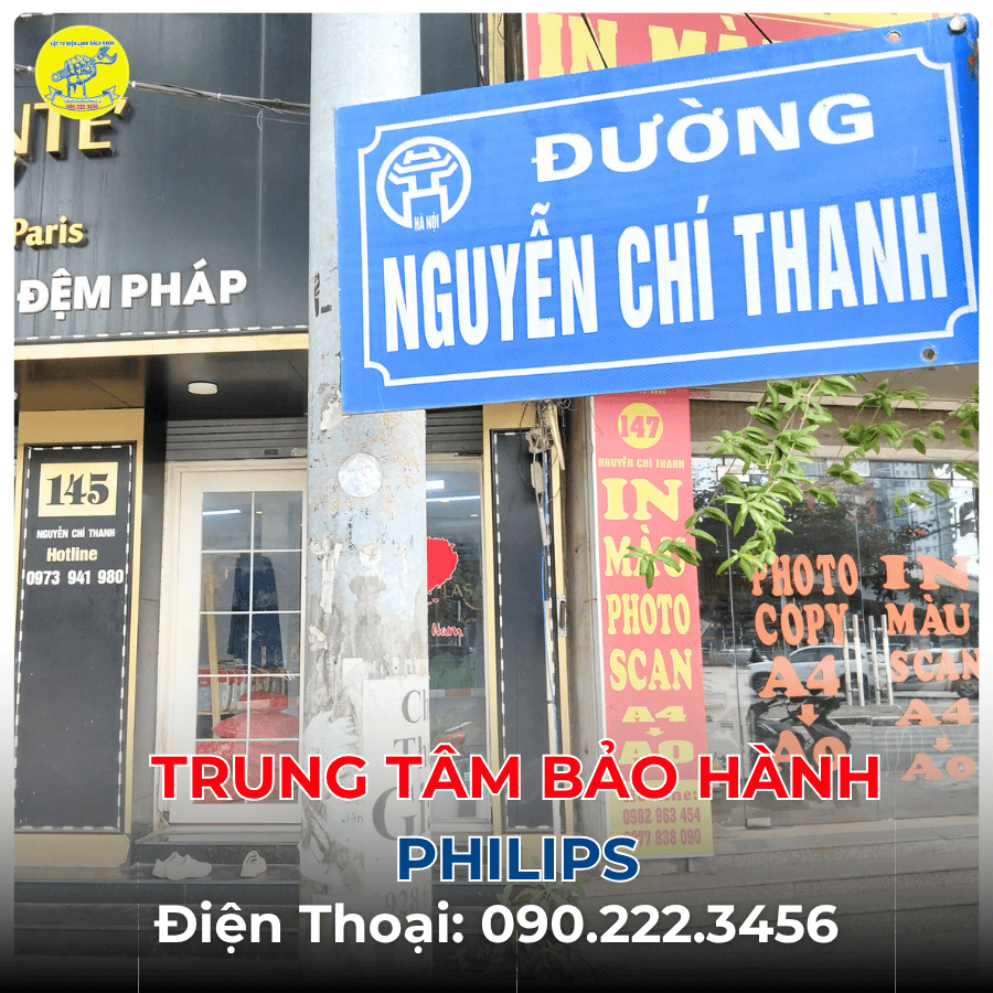 Trung Tâm Bảo Hành Philips tại đường Nguyễn Chí Thanh