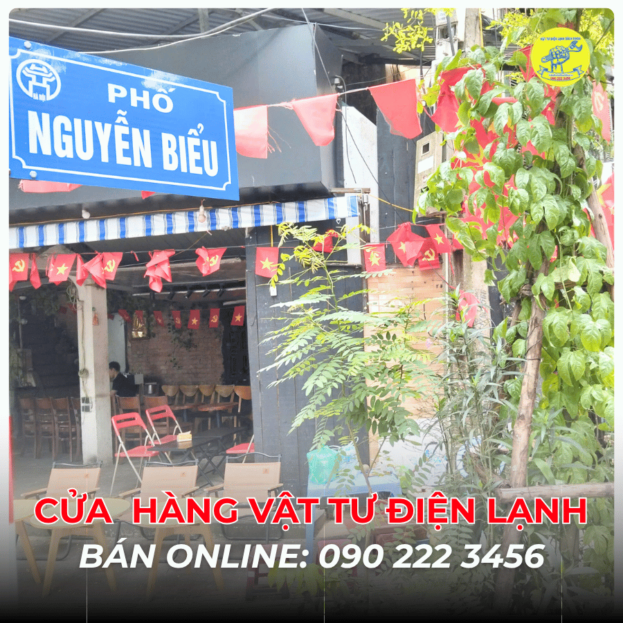 Cửa Hàng Vật Tư Điện Lạnh Bán Online Tại Phố Nguyễn Biểu 0902223456