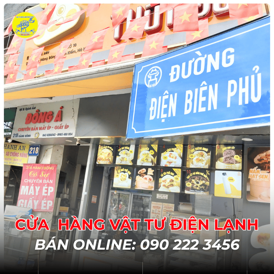 Cửa Hàng Vật Tư Điện Lạnh Bán Online Tại Đường Điện Biên Phủ 0902223456