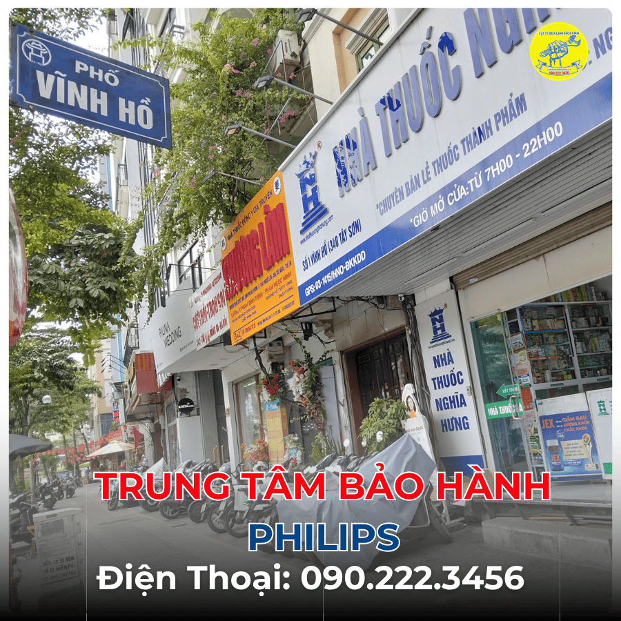 Trung Tâm Bảo Hành Philips tại phố Vĩnh Hồ
