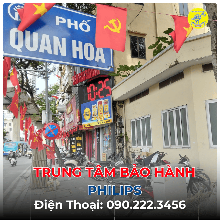 Trung Tâm Bảo Hành Philips tại phố Quan Hoa