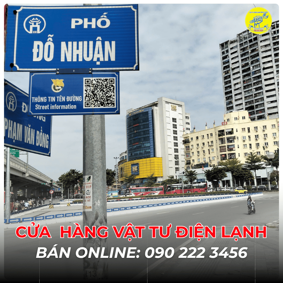 Cửa Hàng Vật Tư Điện Lạnh Bán Online Tại Phố Đỗ Nhuận 0902223456