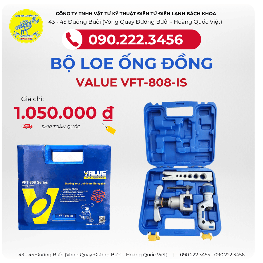 Bộ loe ống đồng VALUE VFT-808-IS Tại đường Láng - 0902223456