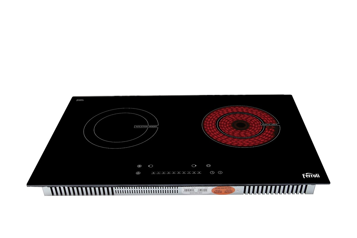 Bếp đôi từ và hồng ngoại Ferroli IC4200BS - hàng chính hãng