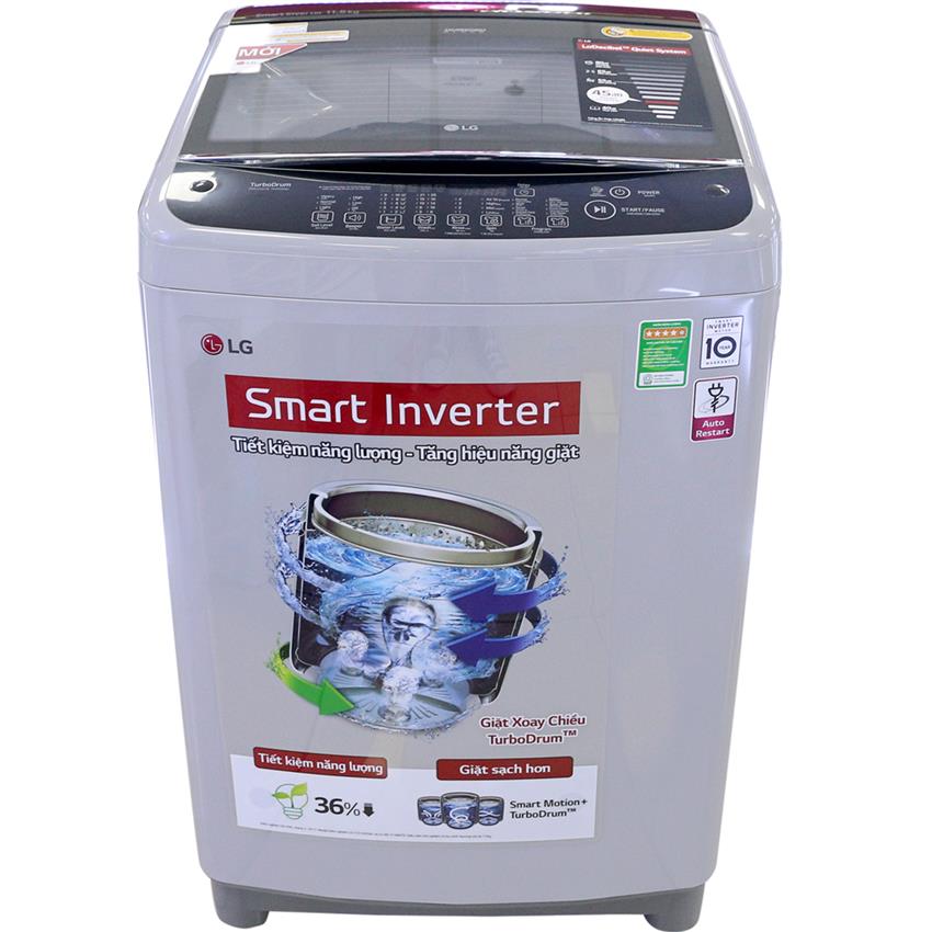 Máy giặt cửa trên LG Inverter 11.5 kg T2351VSAM