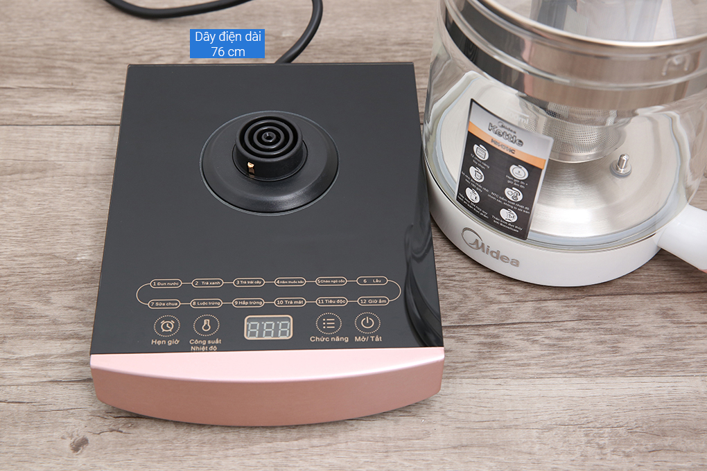 Bình đun siêu tốc Midea 1.5 lít MK-17HC