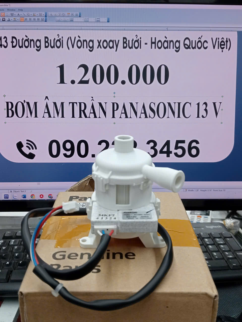 BƠM ÂM TRẦN PANASONIC ( Liên hệ: 090.222.3456)