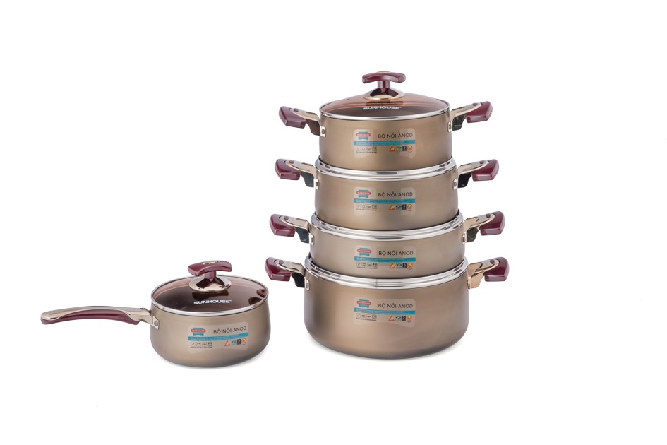 Bộ nồi Anod SunhouseSH9951