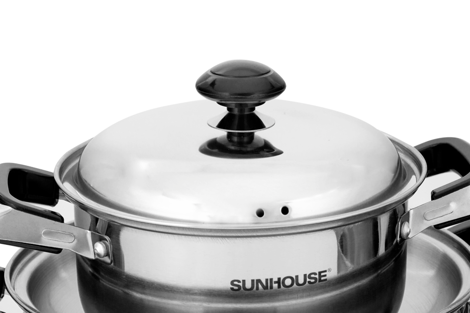 Bộ nồi inox 3 đáy Sunhouse SH333