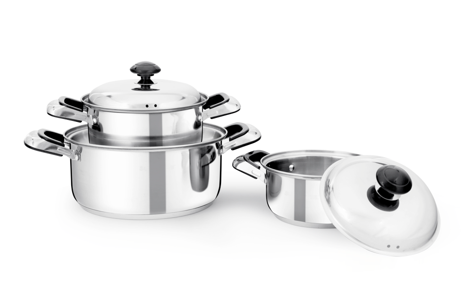 Bộ nồi inox 3 đáy Sunhouse SH768