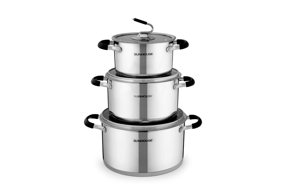 Bộ nồi inox 5 đáy Sunhouse SH891