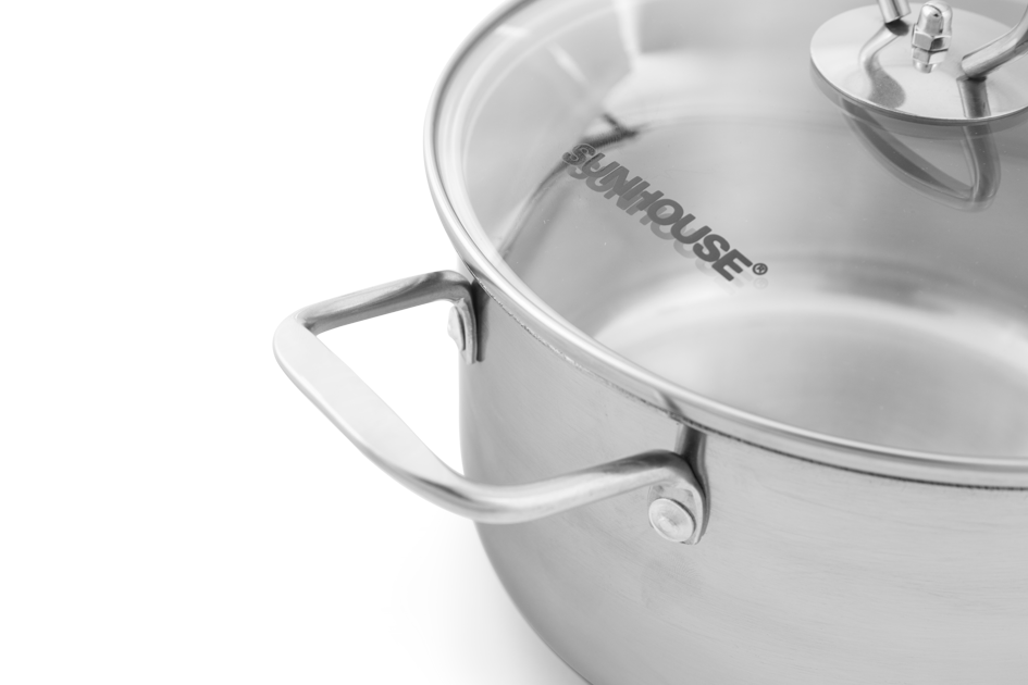 Bộ nồi inox 3 đáy Sunhouse SH893
