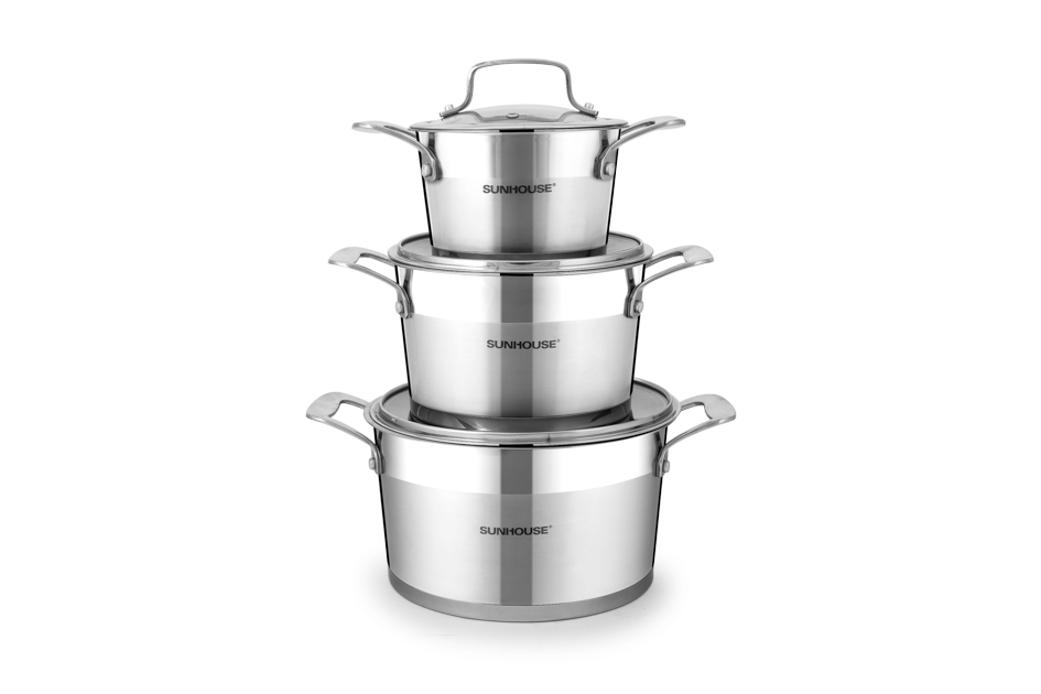 Bộ nồi inox 5 đáy Sunhouse SH779