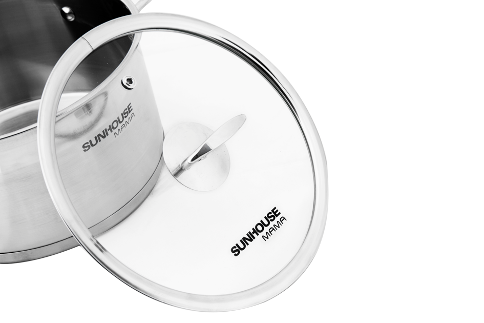 Bộ nồi inox 5 đáy Sunhouse mama SH784