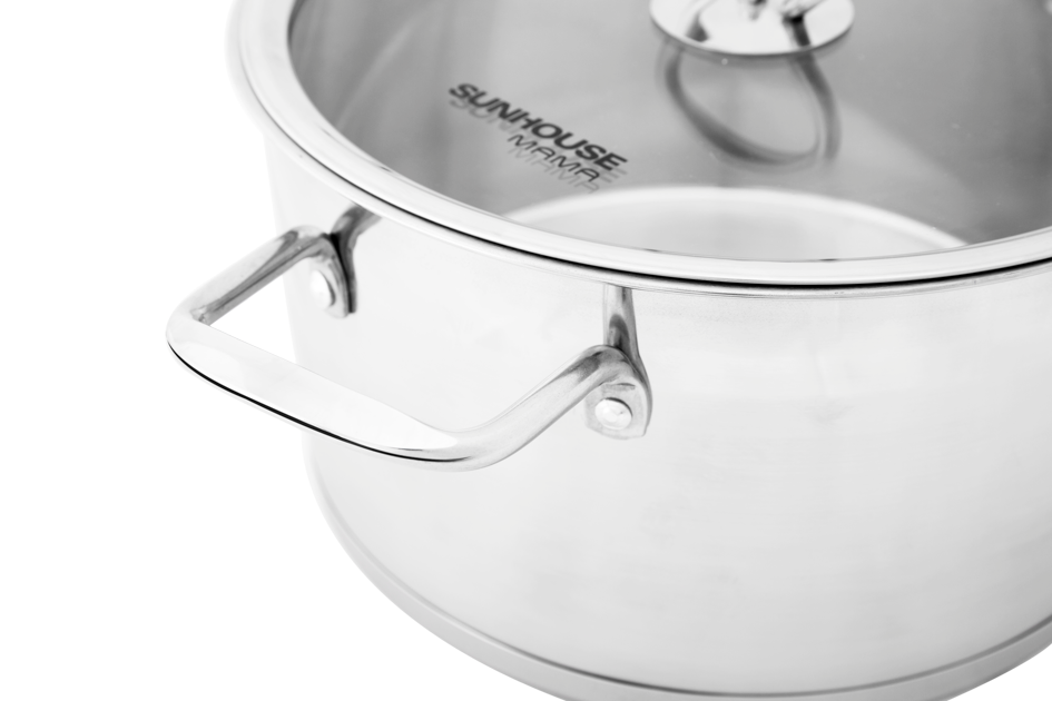 Bộ nồi inox 5 đáy Sunhouse mama SH784