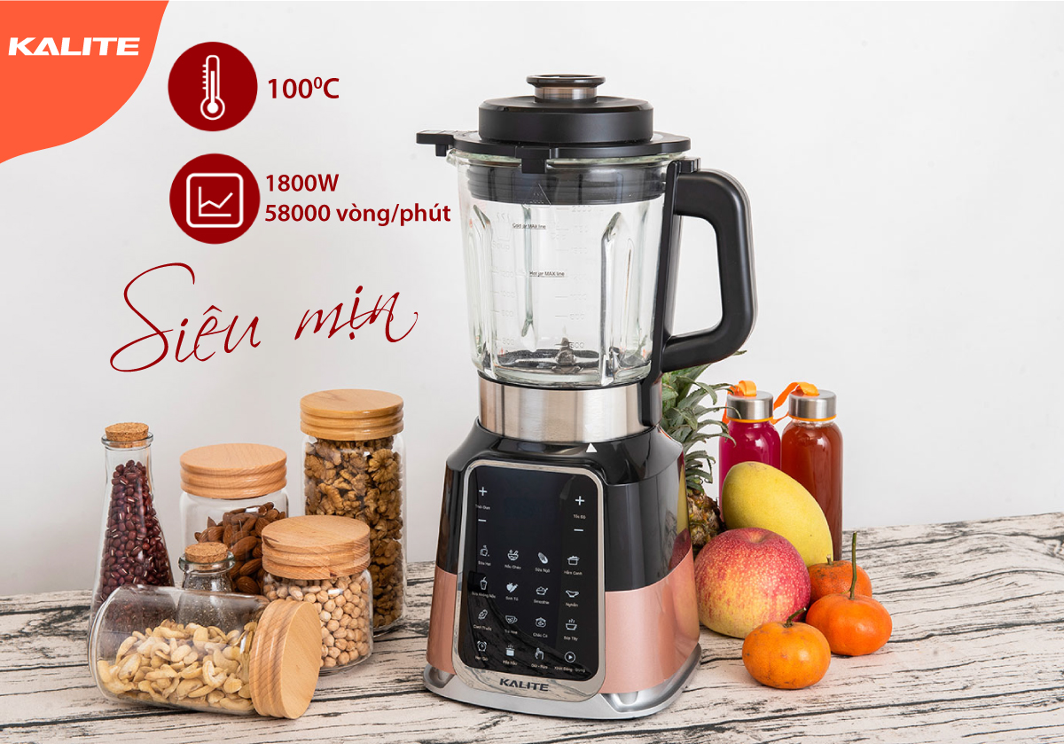 Máy làm sữa hạt Kalite E200 Úc 1800W