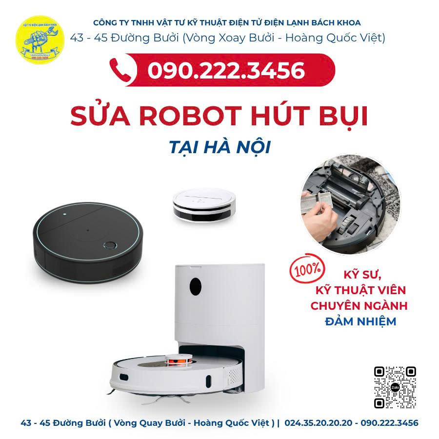 Sửa ROBOT Hút Bụi tại Nguyễn Văn Huyên - 090.222.3456