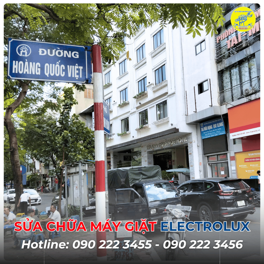 Sửa chữa máy giặt Electrolux tại Đường Hoàng Quốc Việt 0902223456
