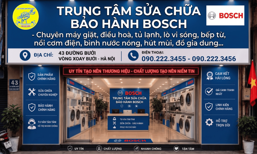 Trung tâm bảo hành Bosch Tại đường Lê Hồng Phong - 0902223456